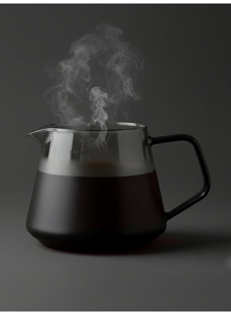 ميبرو V60 طقم تقطير قهوة 5 في 1 مع حامل معدني لولبي V02، فلاتر ورقية 185 مم، إبريق تقديم، عدة تحضير قهوة مختصة يدوية للمنزل والكافيه - Image 4